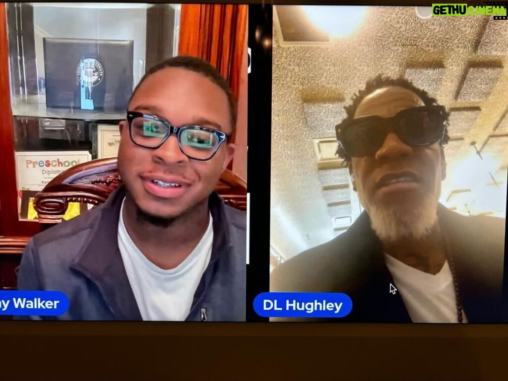 D.L. Hughley Instagram - D.L. Hughley is my favorite comedian of all time!! So having him on my show is a full circle moment. I appreciate D.L. So much for all of the advice and support!!! Appreciate you Uncle , D!🙏🏾 #nowstreaming @realdlhughley