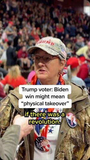 D.L. Hughley Instagram - “PHYSICAL TAKEOVER”?!?!! Take notice to how calm and matter-of-fact she is speaking. She is not emotionally charged, she doesn’t come off as a crazed lunatic (aside from all the Trump Merch she’s drenched in). She seems like someone you would encounter everyday; maybe a school teacher who’s inclined to talk about the benefits of slavery or a loan officer at Navy Federal. 

The fact that people can so openly talk about overthrowing the Government is insane. I wonder if she got a visit from the #FBI or #CIA or is that reserved for comedians that make jokes about Presidents. This is being spoken about OPENLY, imagine the conversations behind closed doors! #TeamDL

Source - @msnbc :
“Total mayhem.” @vaughn_hillyard talks to a Trump supporter who believes that physical violence may need to be used to get Donald Trump back in the White House if Joe Biden wins the election in November. When asked if the loss of human life could be a result of the effort, the supporter responded, “It could be. It’s called collateral damage and the cost of war.”