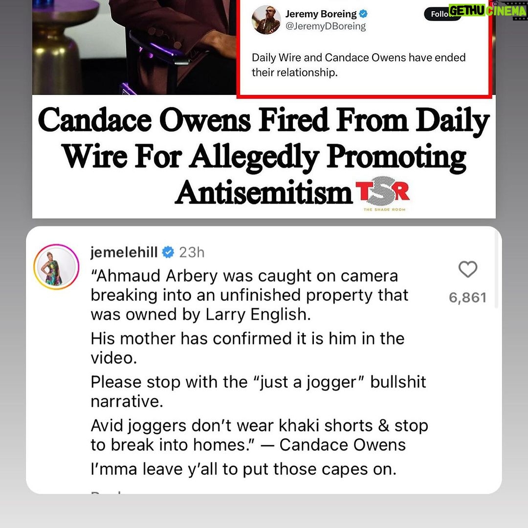 D.L. Hughley Instagram - WELP!! SO WHAT Y’ALL GOT GOING ON THIS SUNDAY? 🤷🏾♂️🤔 YOU’LL FIND OUT JUST HOW BLACK YOU ARE ONE WAY OR ANOTHER. #TeamDL @theshaderoom : #CandaceOwens has been relieved of her duties at The Daily Wire, #Roomies! Owens began working with The Daily Wire in 2021, hosting a weekday commentary show for the company’s website. _____________________________________ The Daily Wire CEO #JeremyBoreing broke the news in a tweet on Friday saying, “Daily Wire and Candace Owens have ended their relationship.” Candace confirmed the news in a tweet of her own that reads, “The rumors are true — I am finally free.” _____________________________________ According to @mediaite, Owens’ departure from the outlet comes after “months of tensions between her and Daily Wire co-founder Ben Shapiro over her promotion of various anti-Semitic conspiracy theories.” _____________________________________ Owens recently appeared on The Breakfast Club and spoke about an incident between her and Daily Wire Founder #BenShapiro. She says they had a misunderstanding regarding tweets she made surrounding Israel and Hamas, to which Ben replied that she should quit. During her sit down with Charlamagne, Owens stated, “Ben doesn’t have the power to fire me.” (SWIPE) (📸: @gettyimages 🎥: @thebreakfastclub) ✍🏽: #TSRStaffAM