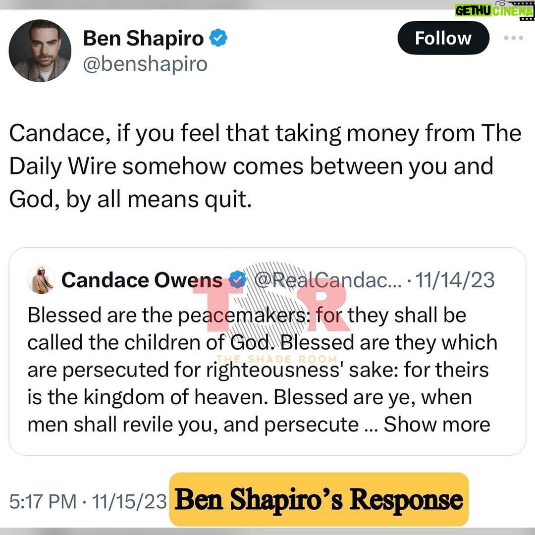 D.L. Hughley Instagram - WELP!! SO WHAT Y’ALL GOT GOING ON THIS SUNDAY? 🤷🏾♂️🤔 YOU’LL FIND OUT JUST HOW BLACK YOU ARE ONE WAY OR ANOTHER. #TeamDL @theshaderoom : #CandaceOwens has been relieved of her duties at The Daily Wire, #Roomies! Owens began working with The Daily Wire in 2021, hosting a weekday commentary show for the company’s website. _____________________________________ The Daily Wire CEO #JeremyBoreing broke the news in a tweet on Friday saying, “Daily Wire and Candace Owens have ended their relationship.” Candace confirmed the news in a tweet of her own that reads, “The rumors are true — I am finally free.” _____________________________________ According to @mediaite, Owens’ departure from the outlet comes after “months of tensions between her and Daily Wire co-founder Ben Shapiro over her promotion of various anti-Semitic conspiracy theories.” _____________________________________ Owens recently appeared on The Breakfast Club and spoke about an incident between her and Daily Wire Founder #BenShapiro. She says they had a misunderstanding regarding tweets she made surrounding Israel and Hamas, to which Ben replied that she should quit. During her sit down with Charlamagne, Owens stated, “Ben doesn’t have the power to fire me.” (SWIPE) (📸: @gettyimages 🎥: @thebreakfastclub) ✍🏽: #TSRStaffAM