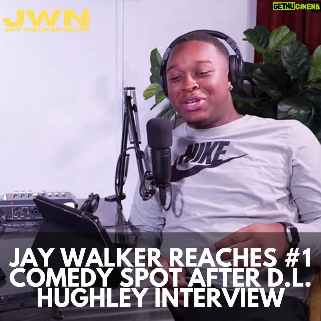 D.L. Hughley Instagram - Yo!!! I’m so excited to share that we graced @spotify Comedy Podcast Charts as #1 with my interview with the KING @realdlhughley. I’m so grateful for my Guy @j.vega934 for setting this one up, appreciate the effort and dedication to getting this done. A HUGEEEEE shoutout to @realdlhughley … I appreciate you Unc, the advice and support and love from you is so appreciated. This is the KING EFFECT!!! Our Interview is now streaming on @spotify !! Check It out!! #jaywalker #dlhughley