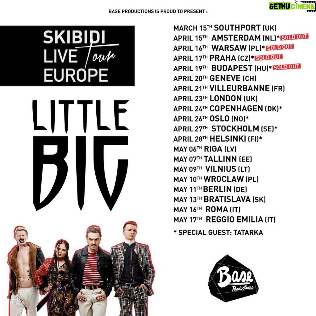 Илья Прусикин Instagram - #littlebig EUROPE TOUR