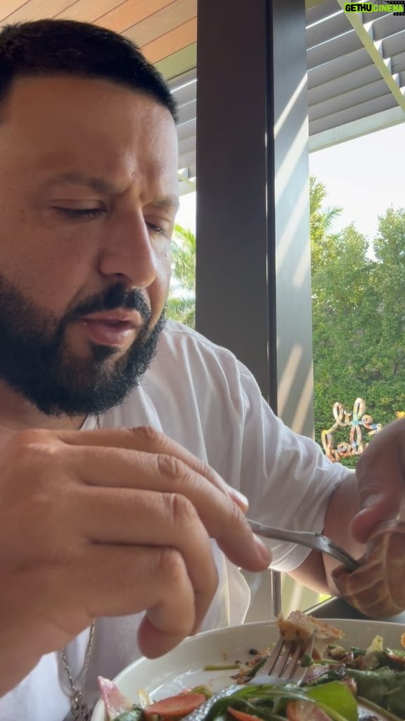 DJ Khaled Instagram - Beautiful lunch , studio break jus for lunch thoe then foward and cook up more chune , new album in works ,ITS SPECIAL