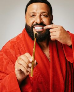 DJ Khaled Instagram - Good morning don’t forget to brush your teeth 🪥 Get yours now on Aurezzi.com 🪥🦷 @aurezzi