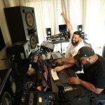DJ Khaled Instagram - Good morning It’s almost ( THAT TIME ) KHALED 🔑 @champagnepapi 🦉 at this moment listening to mix and mastered version . 🤯 Word for word you know when u put the mic 🎤 in the air and dem sing it word for word . follow @wethebest for more updates
