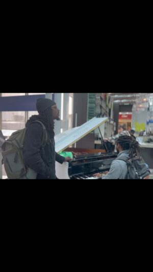 D Smoke Instagram - @dsmoke7 never met a piano he wouldn’t sit at and play, so I joined in for an impromptu show at O’hare Airport in Chicago. 

Should we do more duo content?