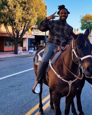 D Smoke Instagram - Super Bowl in the wood! 😂😂😂 
I Rode a Horse all down market, to nutwood, to Grevillea, to Manchester then back. And she wasn’t listening to shit I said. She only tried to buck me off her back like 5 times but I tamed her. Lol

📸 @sicka_than_ya_avrg