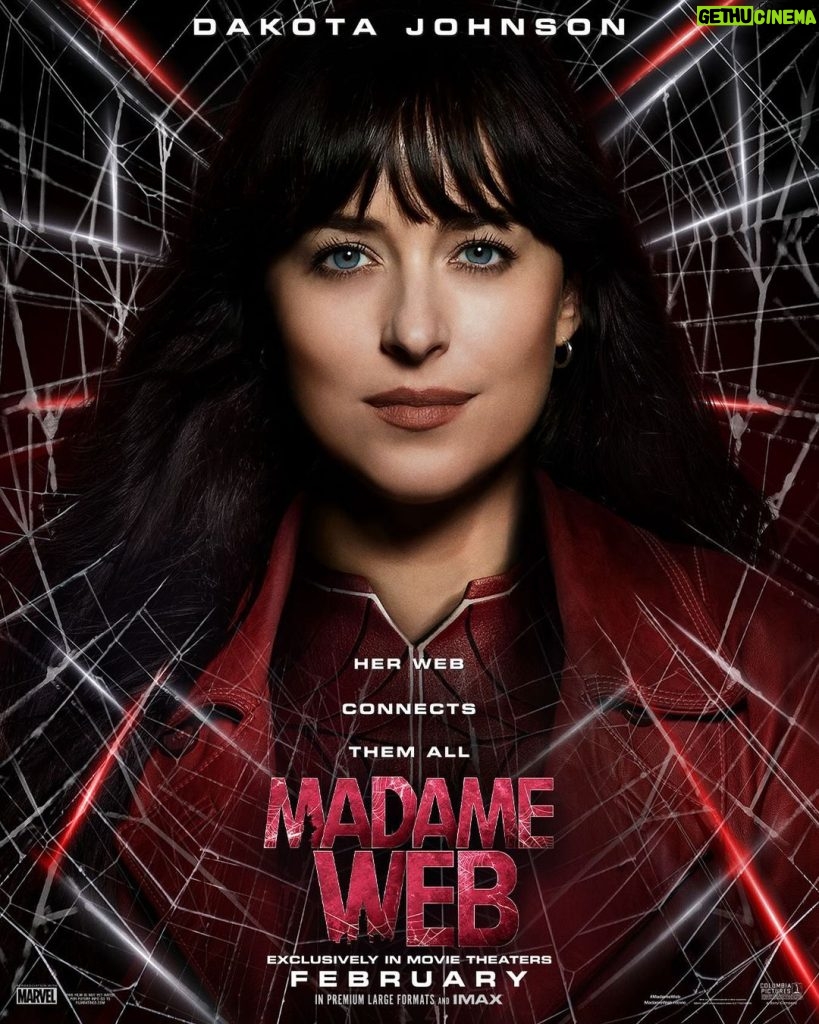 Dakota Johnson Instagram - The mind has infinite potential. #MadameWeb is coming soon exclusively to movie theaters. 🕸