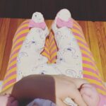 Dalma Maradona Instagram - Cuando festejas tus 3 meses en pijama agarradita de la mano de mamá ! ❤️