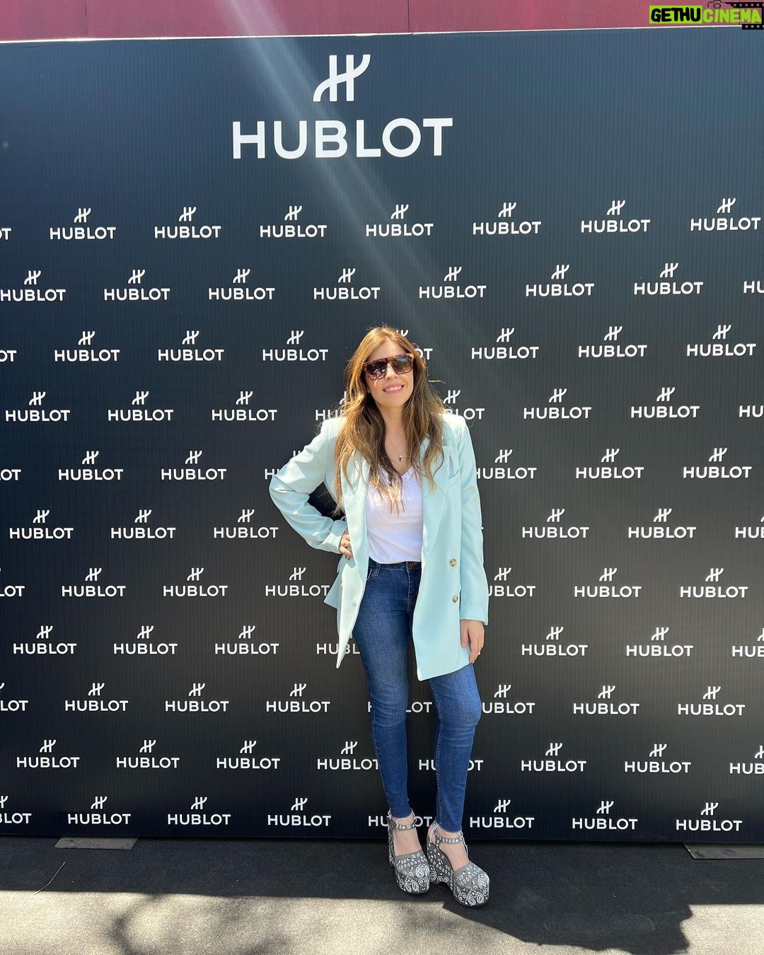 Dalma Maradona Instagram - Evento @hublot y conducción con el 1 @polloalvarez ! Mi equipo BOCA JUNIORS! 💙💛