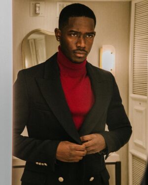 Damson Idris Instagram - Oga at the top.

📷: @jockograves 
@tommyhilfiger