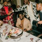 Damson Idris Instagram - Living in the fast lane this weekend, with our new brand ambassador #DamsonIdris. #TommyFamily 📸 @jockograves 🏁 @mercedesamgf1 Las Vegas