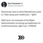 Dan Crenshaw Instagram - Sorry audience, this isn’t clickbait content, but it is actually important policy stuff, so give it a like eh?