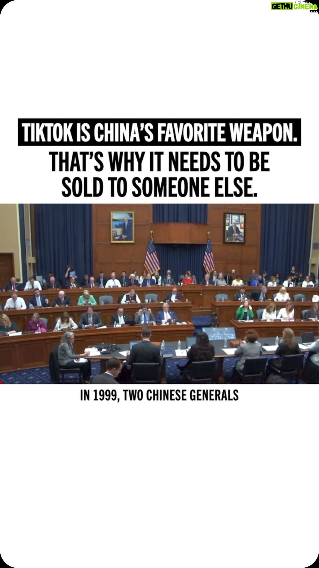Dan Crenshaw Instagram - Today we saw one of the most alarming examples of TikTok’s manipulation in action. You’ll want to watch this video. The @energyandcommerce committee unanimously approved a bill that would delist TikTok from app stores if ByteDance doesn’t sell the company. If this is enacted, they will have 165 days to sell. To be clear, this isn’t a ban, but this is a major way we can prevent the Chinese Communist Party from accessing millions of American’s data. Just today TikTok prevented users from accessing the app unless you shared your zip code, prompting you to call your Congressman and repeat their lies. This is a massive information warfare campaign happening right before our eyes. This isn’t old people being grumpy, or just “not getting it.” The CCP is actively stealing American data. This has to stop now.