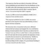 Dan Crenshaw Instagram - More proof of what we already know: China withheld critical information about COVID for weeks as the pandemic spread across the world. #china #covid