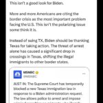 Dan Crenshaw Instagram – At this point, it’s like the Biden Admin is doing everything they can to make sure the border STAYS in crisis. 

ICYMI, earlier today a Federal Appeals court ruled a Texas immigration law could go into effect this weekend, allowing law enforcement officers in Texas to arrest & jail any illegal immigrants crossing the border. This was a HUGE win for Texas and for the rest of the country, but not even 24 hours later it was put on hold at the request of the Biden Admin. 

Americans won’t forget this come November.