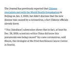 Dan Crenshaw Instagram - More proof of what we already know: China withheld critical information about COVID for weeks as the pandemic spread across the world. #china #covid