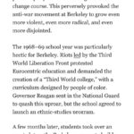 Dan Crenshaw Instagram - There’s a strange new trend with some people on the Right who have recently decided that Reagan is “not conservative” enough, and a relic of the past. They’re wrong. Reaganism is about fighting and winning. As we look at fighting the DEI ideology that is destroying higher education right now, we should look to Reagan’s higher education battles. What did Reagan do when University of California administrators coddled student and faculty radicals that were rioting? He sent in the National Guard. What did he do when the violence continued? He shut down all 28 public colleges and universities in the state for four days. Not to mention, he also did the serious work of instituting budgetary reforms to prevent the administrative bloat that we see in higher education today. We have to take the same approach. That means confronting the taxpayer-funded DEI that has propped up left-wing illiberalism and enabled the explosion of antisemitism we see on college campuses. How do we do this? Let’s start by creating smart higher ed policy. I have a bill that will prevent taxpayer dollars from flowing to universities that force students to write DEI statements. Most Americans know the left is crazy, but we have to make sure that conservatives look like the adults in the room. Read more on @nationalreview