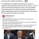 Dan Crenshaw Instagram – FBI Director says he’s never seen threats elevated to this level. From my position on the Intelligence Committee, I can 100% confirm this to be true. 

There are a number of factors causing this. First, our enemies don’t fear us and our friends aren’t sure if we have their backs. This causes inevitable chaos. Bad actors will push limits. Second, our open border is a major liability, for obvious reasons. Third, decades of Islamist propaganda on our campuses and around the world have created the potential for “home grown terrorism” inspired by the recent Hamas attacks and Israel’s war against them as a result.