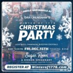 Dan Crenshaw Instagram – Stop going to boring Christmas parties. Go to an exclusive Christmas party at a Washington Ave speakeasy, the @sugarroomhtx . Your $250 ticket helps support my fight for freedom, but also gets you an open bar full of top shelf stuff. 

And yes, there’s an after party at @todossantoshtx with a premiere live DJ, to be announced very soon. 

Tickets are scarce, because it’s a small place. Don’t wait too long. 

Ugly Christmas sweaters are allowed.