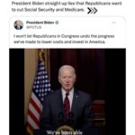 Dan Crenshaw Instagram – Joe Biden lies. Again. And this is why it’s insane that any young person would ever vote Democrat. 

Responsible Republicans have been sounding the alarm about entitlement spending forever. While there’s always a few “deficit hawks” who yell and scream every year about appropriations bills, the truth is that these annual spending bills only account for 1/3 of total spending, and half of that is for our military. The real deficit hawks are more concerned with the 2/3 of spending that comes from Social Security, Medicare, Medicaid, etc. 

So it has to be fixed. 

But how? Democrats just want to raise your taxes. That’s it. Raise taxes on young people and transfer the money to your grandparents. 

There’s a lot more sensible solutions than that, of course. 

But again, if you’re young and worried about these retirement programs (as you should be), you should never vote for Democrats.