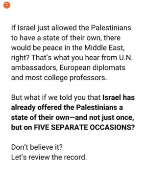 Dan Crenshaw Instagram - Great history swipe from @prageru. Maybe now you’ll think twice about chanting “free Palestine.”