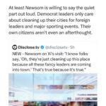 Dan Crenshaw Instagram - This is a really pathetic display of leadership. Let’s not forget that Gavin Newsom was also mayor of San Francisco from 2004-2011… I guess the well-being of his city didn’t matter then either.