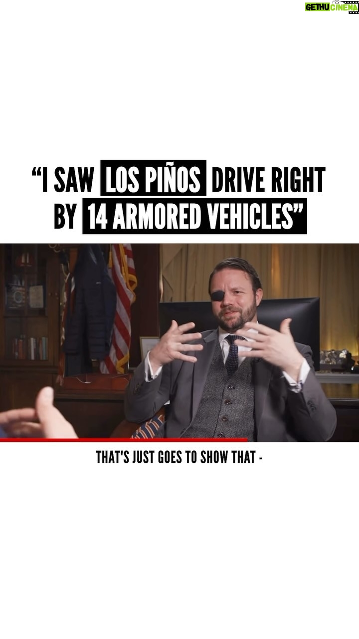 Dan Crenshaw Instagram - “That was a scary moment for me — one of the biggest drug lords in the world was driving right by a police escort of 14 armored vehicles.” Ex-drug trafficker and former member of the Sinaloa Cartel joins me to discuss his life working in the drug trade, and all of the shocking things he learned and witnessed. In this clip we discuss his scary realization on just how much power the cartel leaders hold, and the different kind of prison they commit their lives to in order to keep this power. Listen now on Hold These Truths with Dan Crenshaw. Available on Apple Podcasts, Spotify and YouTube.