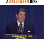 Dan Crenshaw Instagram - You could always count on President Reagan to have a good joke for every occasion. #happyhalloween