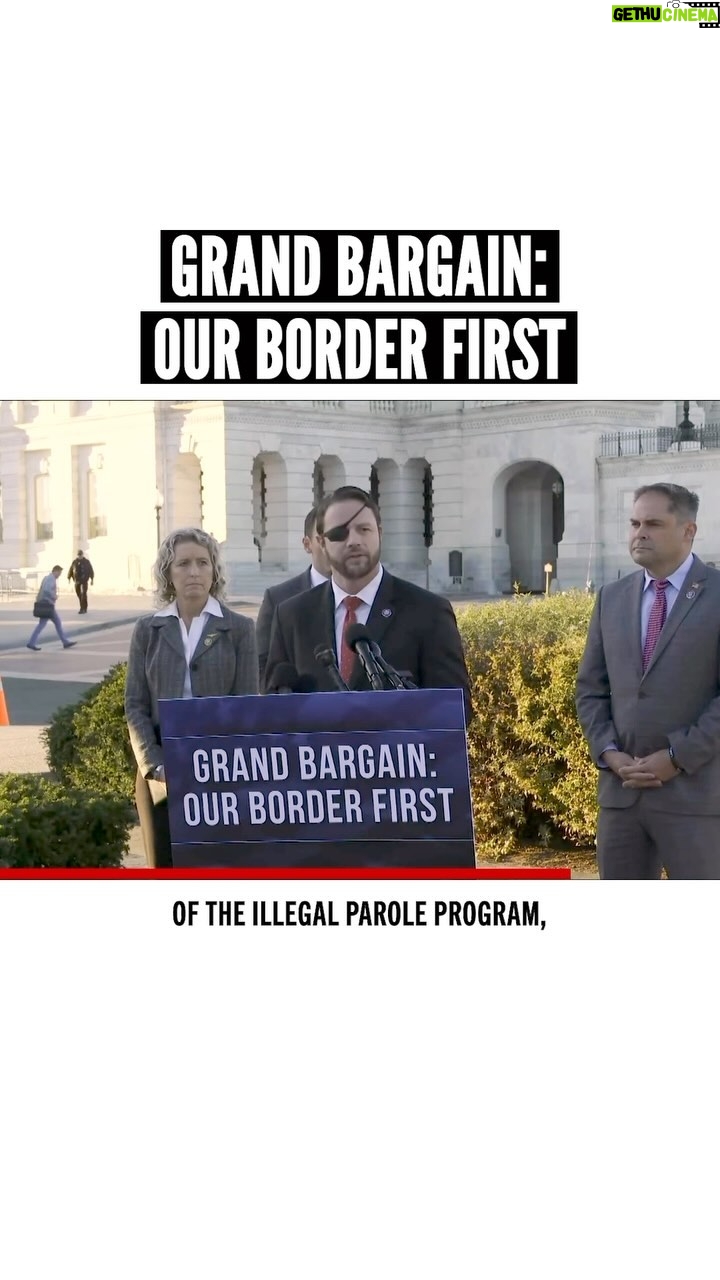 Dan Crenshaw Instagram - The next Speaker of the House must stand by a simple line in the sand: no Ukraine aid without also securing our border with meaningful policy reform. Yesterday I led a press conference that outlined my plan to do just that. If we beat Russia and secure our border, America wins. We must do both. Both are in our interest. Republicans must understand that this is the only way we will get meaningful border security. This is our one chance. There is not other legislative vehicle other than Ukraine aid that Biden wants badly enough. So we must negotiate border security into it. We can do this. Heck, Biden already proposed $14B for the border in the supplemental. But we know that’s not enough. We know you need policy reform along with the funding. If we let Russia win, our deterrence is screwed for the next 50 years. Expect dictators like Putin to keep starting wars and watch American influence diminish while China’s increases. But we can’t keep fighting that battle while Texas is invaded. We must do both. This must be the grand bargain.