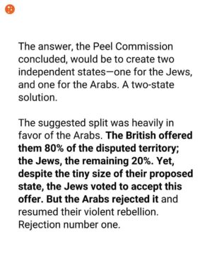 Dan Crenshaw Instagram - Great history swipe from @prageru. Maybe now you’ll think twice about chanting “free Palestine.”