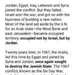Dan Crenshaw Instagram – Great history swipe from @prageru. Maybe now you’ll think twice about chanting “free Palestine.”