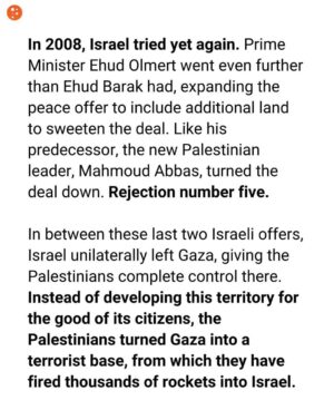 Dan Crenshaw Instagram - Great history swipe from @prageru. Maybe now you’ll think twice about chanting “free Palestine.”