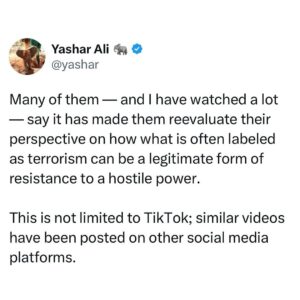 Dan Crenshaw Instagram - There’s a serious problem with our education system when all it takes is one letter from a terrorist to “blow your mind” or “totally change your perspective.”

It means you had no perspective to begin with, and probably not much of a mind either. 

Foundational education is important. But teachers think they’re being “edgy” by starting out with the exceptions instead of the rules. The end result is a bunch of kids that have no context or frameworks through which to view the world.