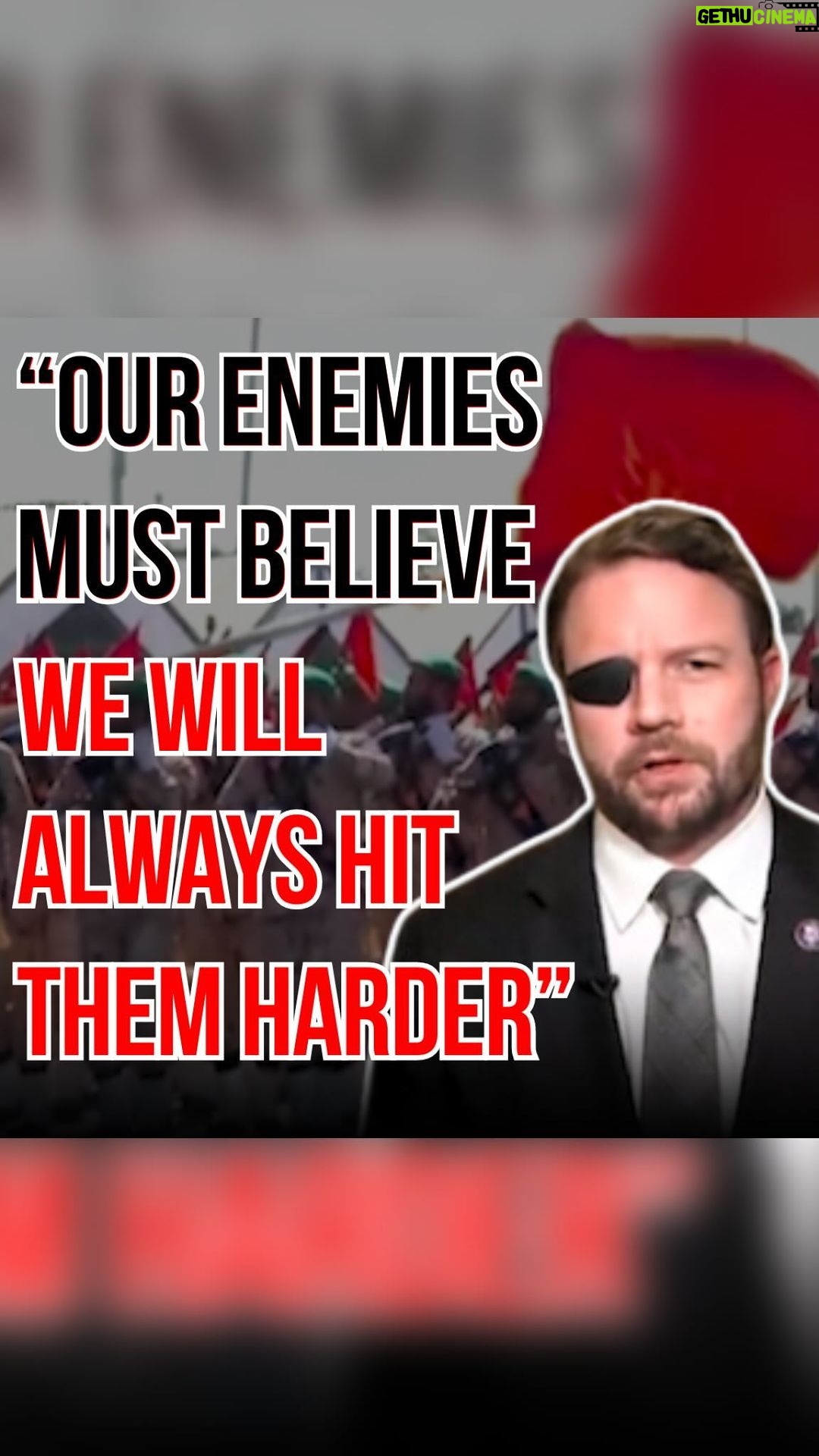 Dan Crenshaw Instagram - Iran is a puppet master. They know how to get others to do their bidding so their hands remain “clean”. We see this for what it is — surrogate warfare. Iran has a track record all over the Middle East for training & equipping radical groups to get what they want. Hamas, Hezbollah, the Houthis, to name a few. There’s only one way to handle this kind of warfare: hit the puppets and the master harder. Our enemies should always believe that when they come at us, we come back at 10x the force. No, this isn’t war mongering - it’s deterrence. When Soleimani was killed under the Trump Admin World War III didn’t materialize like the leftist pundits said it would. Instead we entered a period of peace because we displayed strength. We sent a message that if you f*ck around, you find out. That’s the ONLY kind of response we should have when it comes to foreign adversaries.