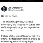Dan Crenshaw Instagram – At this point, it’s like the Biden Admin is doing everything they can to make sure the border STAYS in crisis. 

ICYMI, earlier today a Federal Appeals court ruled a Texas immigration law could go into effect this weekend, allowing law enforcement officers in Texas to arrest & jail any illegal immigrants crossing the border. This was a HUGE win for Texas and for the rest of the country, but not even 24 hours later it was put on hold at the request of the Biden Admin. 

Americans won’t forget this come November.
