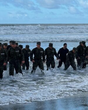 Dan Crenshaw Instagram - Hooyah BUD/S class 364! It was an honor to hit the surf with these 25 men as they savored their last moment of Hell Week. 

Hell Week is the 4th week of the 6 month BUD/S crucible. It is the true gut test that screens out candidates who might quit under pressure. It begins on a Sunday and ends on a Friday morning. This class started with a 115 students, and is now down to 25. Only in very rare cases does anyone quit training after Hell Week. They might be removed for other reasons, but they’ve proven that they’d rather put their body through immense suffering before they quit. After Hell Week, we actually start teaching them skills. It’s a waste of time to teach students SEAL skill sets before they’ve proven themselves in Hell Week.

My BUD/S class was 264. So class 364 is my centennial class, which is why I came out to see them secure Hell Week.

This is the first time I’ve actually seen anyone finish Hell Week outside my own experience back in 2006 (and again in 2007). You can see from the video how much pain these guys have endured. By the end, your body is chafed, frozen to the bone, swollen, and you’re hallucinating on top of that. I wonder if these guys will even remember I was there!

Those are some hard men. They are still well over a year away from becoming SEALs. There’s lots more training and challenges to overcome. But now we know that they have what it takes. Huge congratulations to these guys. 

Follow @navy.seal.swcc for more info