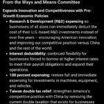 Dan Crenshaw Instagram - I know everyone is distracted by more interesting news than this (like Taylor Swift being a psyop…🤔) but here’s some big news you probably aren’t following. Tonight we’re voting on a bipartisan tax deal. I could bore you to death by getting into the weeds of it all, but here’s the highlights. Swipe.