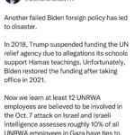 Dan Crenshaw Instagram - #defundUNRWA