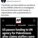 Dan Crenshaw Instagram - #defundUNRWA