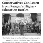 Dan Crenshaw Instagram - There’s a strange new trend with some people on the Right who have recently decided that Reagan is “not conservative” enough, and a relic of the past. They’re wrong. Reaganism is about fighting and winning. As we look at fighting the DEI ideology that is destroying higher education right now, we should look to Reagan’s higher education battles. What did Reagan do when University of California administrators coddled student and faculty radicals that were rioting? He sent in the National Guard. What did he do when the violence continued? He shut down all 28 public colleges and universities in the state for four days. Not to mention, he also did the serious work of instituting budgetary reforms to prevent the administrative bloat that we see in higher education today. We have to take the same approach. That means confronting the taxpayer-funded DEI that has propped up left-wing illiberalism and enabled the explosion of antisemitism we see on college campuses. How do we do this? Let’s start by creating smart higher ed policy. I have a bill that will prevent taxpayer dollars from flowing to universities that force students to write DEI statements. Most Americans know the left is crazy, but we have to make sure that conservatives look like the adults in the room. Read more on @nationalreview