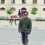Dan Levy Instagram – Thank you @loewe @jonathan.anderson and team for inviting me to your brilliant show and for presenting a beautiful, hopeful, surreal dreamworld I very much would like to be a part of. Thanks to my old pal @tommyton for the pic.🥚🧼🎂 Paris, France