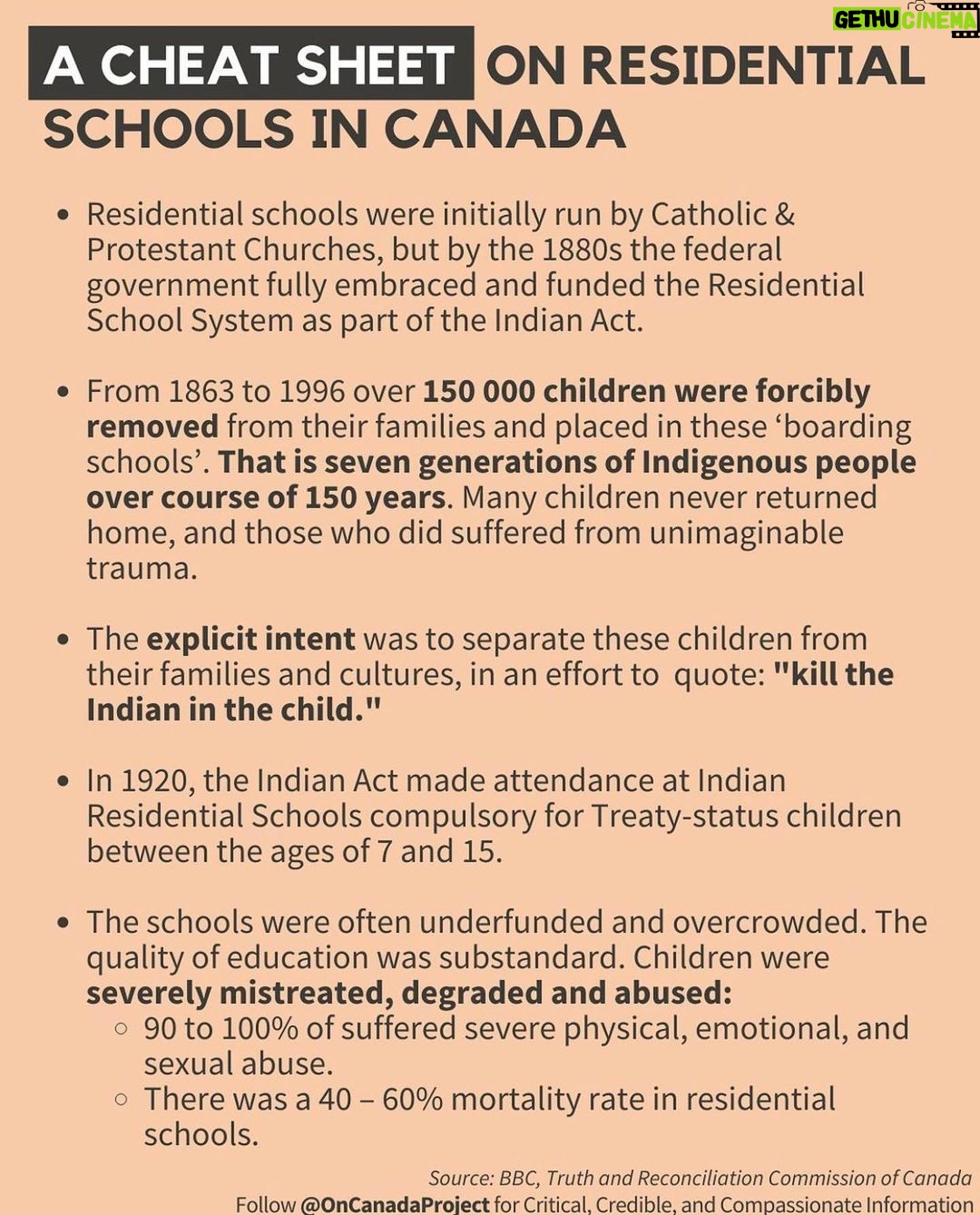Dan Levy - 238.8K Likes - This isn’t just a part of Canada’s history, it’s a part of its present and future as well. And categorizing this tragedy as something the past should be responsible for takes all accountability off the shoulders of Canada and Canadian settlers today.