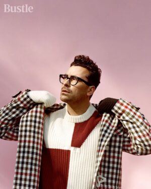 Dan Levy Instagram - Talked to the great @peelebanana about the confusion of processing good news in a bad year. Expecting a hefty therapy bill from the incred @bustle team. And yes, working with @internetbby was a fucking dream. ❤️ (link in bio)
⁠
Photographer: @internetbby⁠⠀
Stylist: @dereksroche⁠⠀
Grooming: @milesjeffrieshair⁠⠀
Art Director: @ehover⁠⠀
Bookings: @specialprojectsmedia⁠⠀
Videographer: @samrmiron⁠⠀
VP Of Fashion: @tiffanyreid⁠⠀
VP Of Creative: @karen.hibbert
Magical Wizardress: @meganzehmer