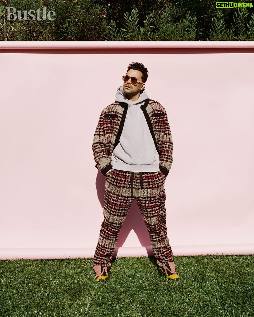 Dan Levy - 507.2K Likes - Talked to the great @peelebanana about the confusion of processing good news in a bad year. Expecting a hefty therapy bill from the incred @bustle team. And yes, working with @internetbby was a fucking dream. ❤️ (link in bio)
Photographer: @internetbby⠀
Stylist: @dereksroche⠀
Grooming: @milesjeffrieshair⠀
Art Director: @ehover⠀
Bookings: @specialprojectsmedia⠀
Videographer: @samrmiron⠀
VP Of Fashion: @tiffanyreid⠀
VP Of Creative: @karen.hibbert
Magical Wizardress: @meganzehmer