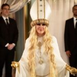 Dan Levy Instagram - A moment of appreciation for this look that took us a solid month to figure out. I found the McQueen dress on consignment. The Botticelli hair came to me in a dream and @ana_sorys ran with the idea and created yet another iconic Moira wig/hair band. Our incredible wardrobe department (spearheaded by the great Debra Hanson) made the hat and assembled the look: some over the top costume jewelry, gold gloves, and matching gold Tom Ford knee high boots. @luckymakeup did wonders with the glowy, ethereal makeup. This is what I love about making TV. The teamwork. This look is a love letter to all of the incredible art departments that worked tirelessly alongside each other to bring our ideas to life in the most inspiring ways week after week, episode after episode. What a team. And what a send-off. x
