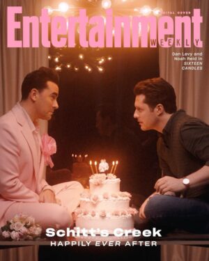 Dan Levy Instagram - Thank you @entertainmentweekly for choosing to celebrate this relationship over three different covers. I would have been very comforted by these images as a kid. Surreal that I got to be a part of it. ❤️