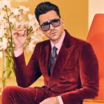 Dan Levy Instagram – Will be honoring these suits throughout the day. Sue me. 
Photographs by @daniellelevitt 
Styled by Jon Tietz @tietztietz 
Grooming by Johnny Hernandez