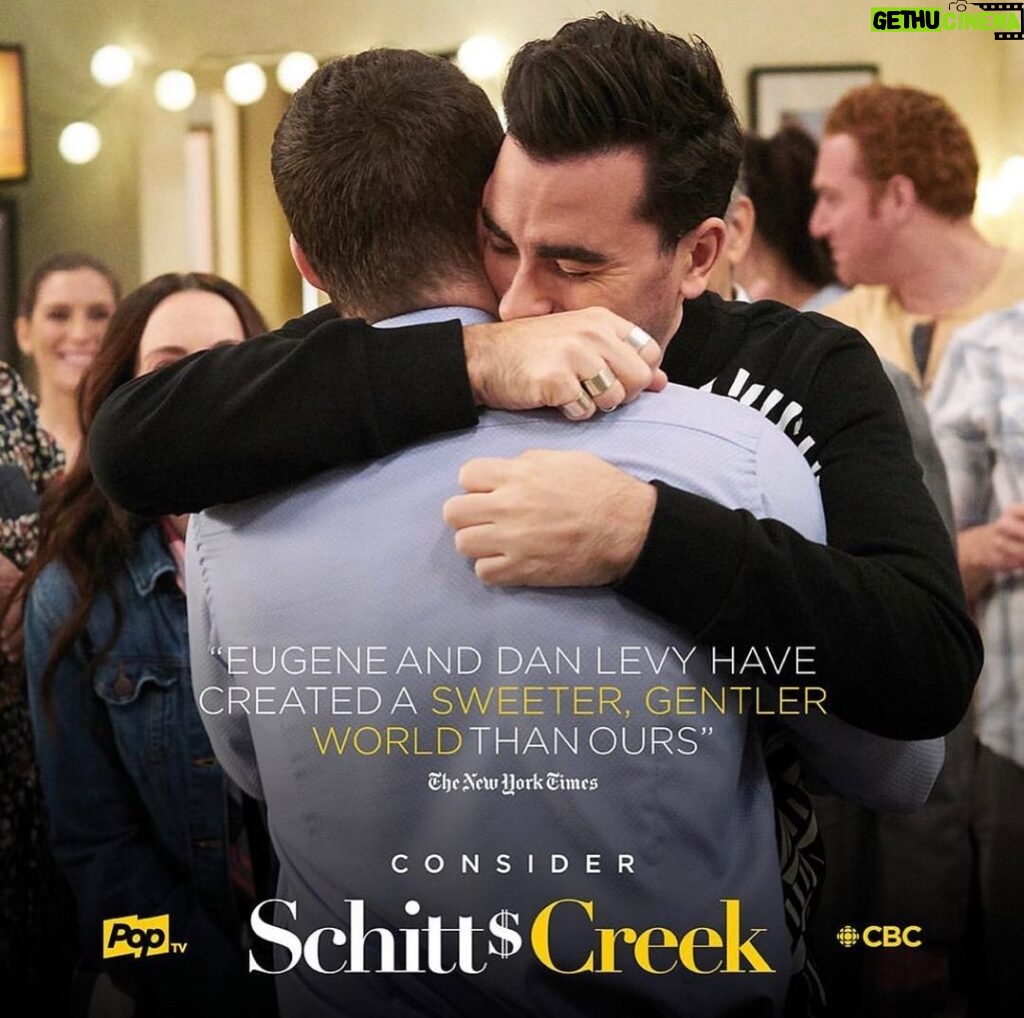Dan Levy Instagram - We can’t swing the big billboards so sometimes you gotta do what you gotta do. Please consider our dear @schittscreek for your Emmy consideration in most of your favorite categories. ❤️