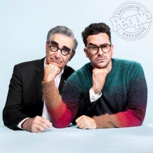 Dan Levy Instagram - This pose took us an hour to figure out. Issue on newsstands now.